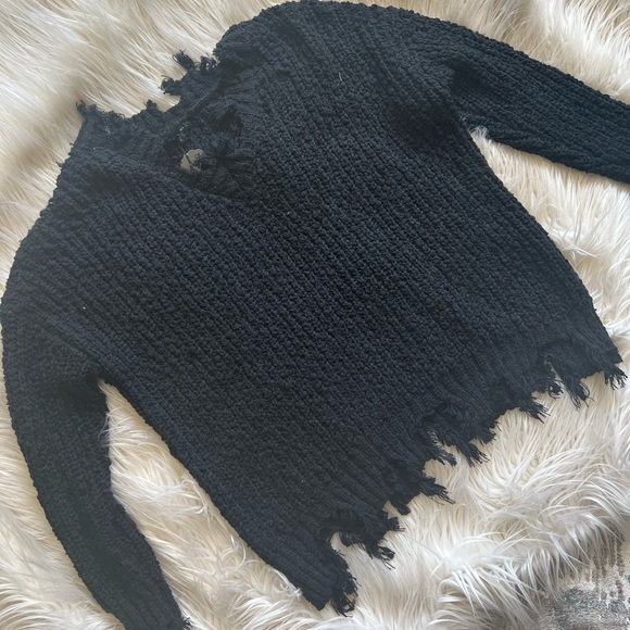 NNW Black STACCATO Sweater-size Large - Picture 3 of 4
